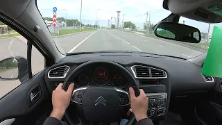 2014 Citroen C4 1.6L (109) POV TEST DRIVE