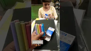 Slate Pencil Video ||👰 Chalk Doms Box Wite And Colorfull #shorts