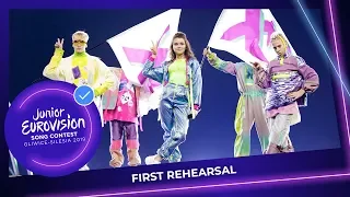 Belarus 🇧🇾 - Liza Misnikova - Pepelny (Ashen) - First Rehearsal - Junior Eurovision 2019