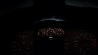 W124 E420 120-200 Km/h on German Autobahn