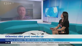 Daniel Dražan - očkování dětí proti covidu-19