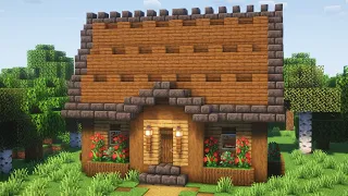 Minecraft | How to Build an EASY Starter Survival House | Easy Building Tutorial