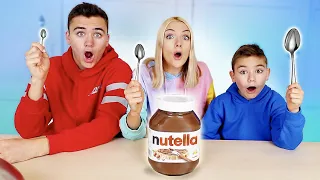 Big Vs Medium Vs Small Spoon Food Challenge ! (Grande, Moyenne ou Petite Cuillère ?)