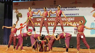 Kannada Jaanapada Nruthya | State Yuvothsava | Bengaluru