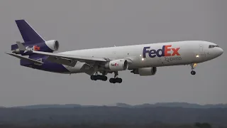 The First Prototype MD-11 Landing At Cologne Bonn Airport | FedEx MD-11 N601FE