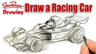 How to draw a Formula One Race Car - spoken tutorial