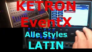 KETRON EventX: LATIN Styles (complete style demo)