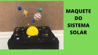 MAQUETE DO SISTEMA SOLAR#system#model#