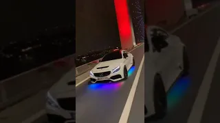 Mercedes benz AMG MULTICOLORED NEON LIGHTS