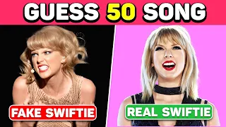 Guess Top 50 Taylor Swift Songs 🎤 Most Popular Music Quiz📝Swiftie Test
