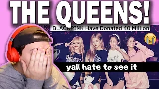 blackpink being humble and generous queens (EMOTIONAL TRY NOT TO CRY) REACTION!