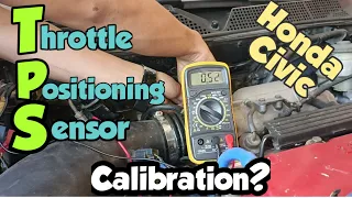 How to Calibrate TPS on Honda Civic[DIY]