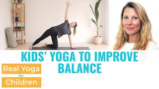 Kids' yoga to improve balance