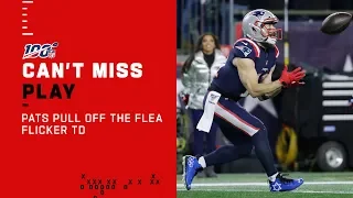 Brady Hits Julian Edelman on Classic Flea Flicker TD!