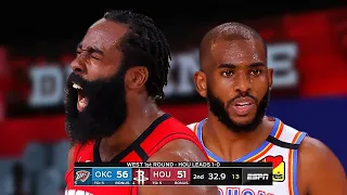 Houston Rockets vs OKC Thunder Full GAME 2 Highlights | August 20 | NBA Playoffs