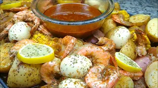 CAJUN BUTTER SHRIMP BOIL: A DELICIOUS TASTE OF LOUISIANA VIBES GROWING UP!!