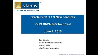 BIWA SIG Webcast Whats New in OBIEE 11119