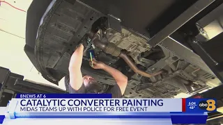 Can you stop catalytic converter thefts with paint?