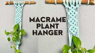 DIY Macrame Plant Hanger | Macrame Wall Hanging Tutorial