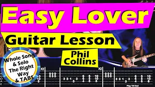 Easy Lover Guitar Lesson by Phil Collins