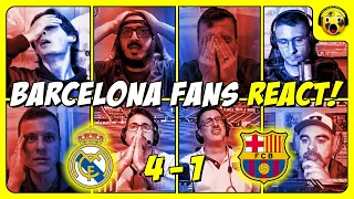 BARCA FANS REACTION TO REAL MADRID 4-1 BARCELONA | EL CLÁSICO SUPER-CUP FINAL