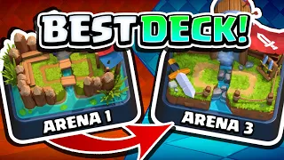 BEST DECK for Arena 1-3 in Clash Royale (2021)