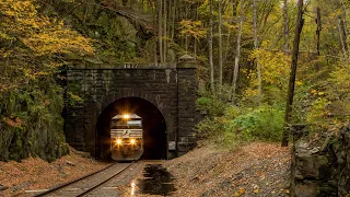 (Short Clip) NS 264 blasts out of the East Portal of the Hoosac Tunnel