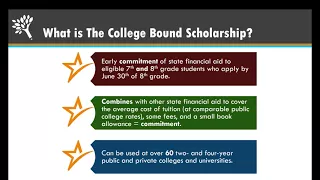 College Bound Scholarship Basics: For College Access Staff