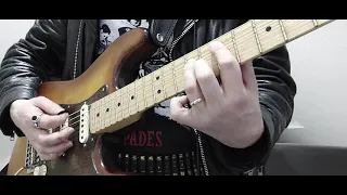 Motörhead - The Hammer Fast Eddie Clarke Main Riff (Guitar Tutorial)