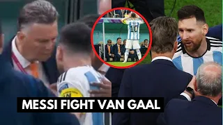 LIONEL MESSI EXPLAINED WHY HE CONFRONTED LOUIS VAN GAAL AFTER ARGENTINA WIN