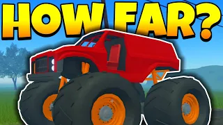 How Far Can You Travel With The Monster Truck In Dusty Trip