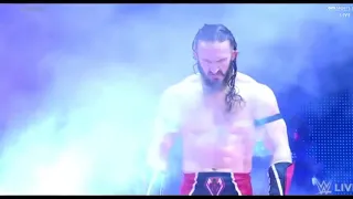 Heel Neville entrance with angry face