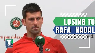 Novak Djokovic REVEALS his EMOTIONS after LOSS against Rafael Nadal at Roland Garros