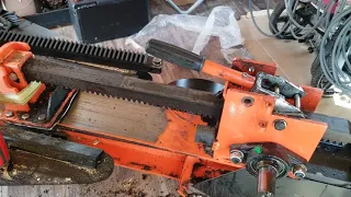 Power King 34 Ton Kinetic log splitter repair