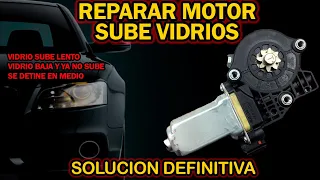 Como Reparar Motor Sube Vidrios Facil y Rapido