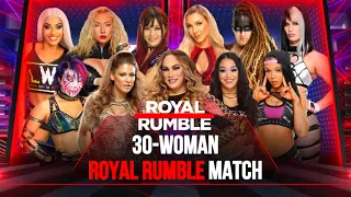 WWE 2K23 30-WOMAN ROYAL RUMBLE MATCH 2024