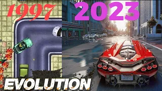 Comparison GTA: EVOLUTION grand theft auto 1997-2023