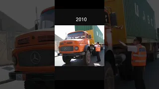 Evolution of Mercedes truck (1980~2023) #shorts