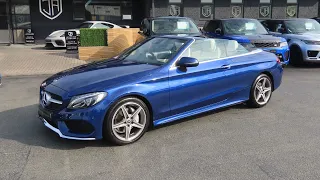 2017 Mercedes-Benz C220d Cabriolet AMG Line (Premium Plus) - Start up and in-depth tour