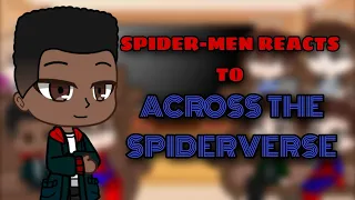 React to Miles Morales Part 1|Spider-Man: Across the Spiderverse | GCRV