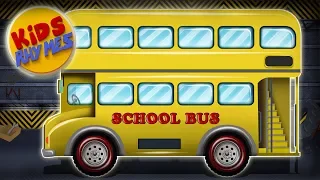 Kids Rhymes | Revamp Car Garage | School Bus | Customization |  Children's Cartoon Cars