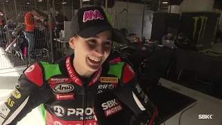 Ana Carrasco shares her feelings after the first test