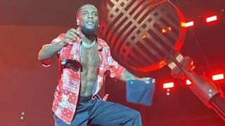 Burna Boy Performing in South Africa at the Dstv delicious Festival 2022.