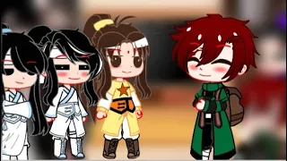 MDZS react [ Demon Slayer 1/2 ]  (Special of 500 subs!!!/ Especial de 500 sub!!!)