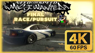 Need For Speed Most Wanted Final Race and Pursuit 4K 60FPS