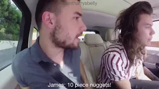 With and w/out ENG Captions: One Direction Carpool Karaoke McDonald’s Extra Cut