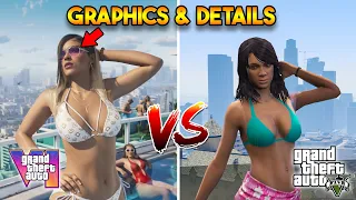 GTA 6 VS GTA 5 - GRAPHICS AND DETAILS COMPARISON