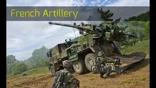 HD || French Artillery || Démonstration de Puissance || CAESAR, AMX AU-F1,...