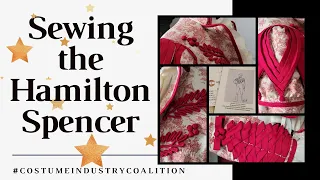 Sewing the Hamilton Spencer #hamiltonspencer #costumeindustrycoalition