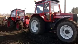 Volvo BM 2654 Stuck, gets help from Valmet 2105, spring 2012 (2)